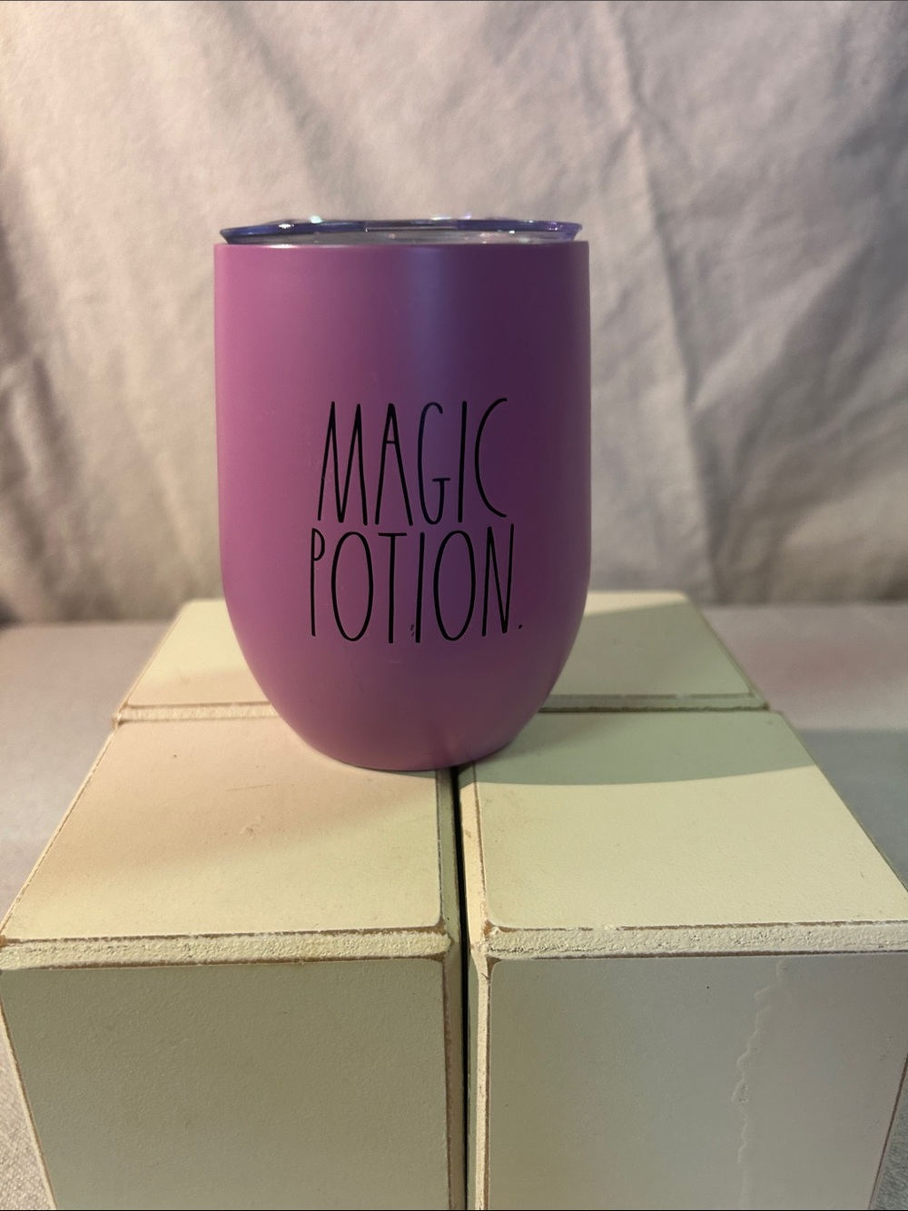 Rae Dunn Purple "Magic Potion" Insulated Tumbler